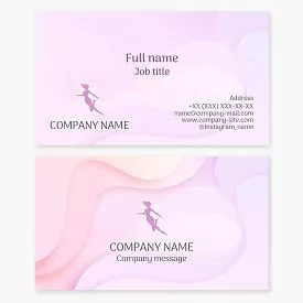 Fairy Logo Business Card Template