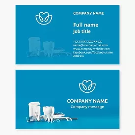 Business card template Dentistry