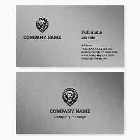 Roaring Lion Business Card Template