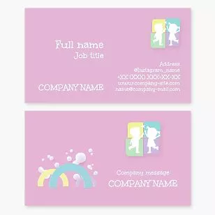 Kids Business Card Template