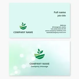 Agriculture Business Card Template