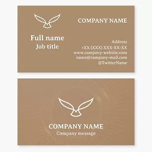 Business card template  