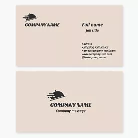 Catering Food Service Business Card Template