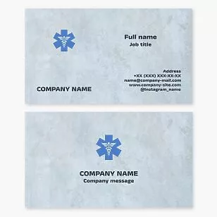 Healthcare Clinic Business Card Template