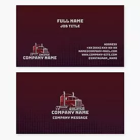 Trucking Business Card Template