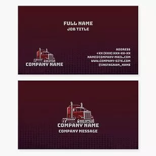 Trucking Business Card Template