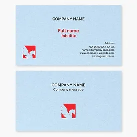 Business card template. Pegasus. Symbol of poetic inspiration, freedom, glory, and striving for the highest. Poet. Publishing house.