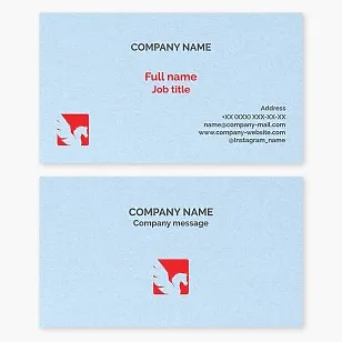 Business card template. Pegasus. Symbol of poetic inspiration, freedom, glory, and striving for the highest. Poet. Publishing house.