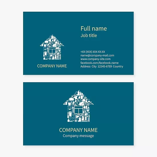 Professional Cleaning Business Cards design