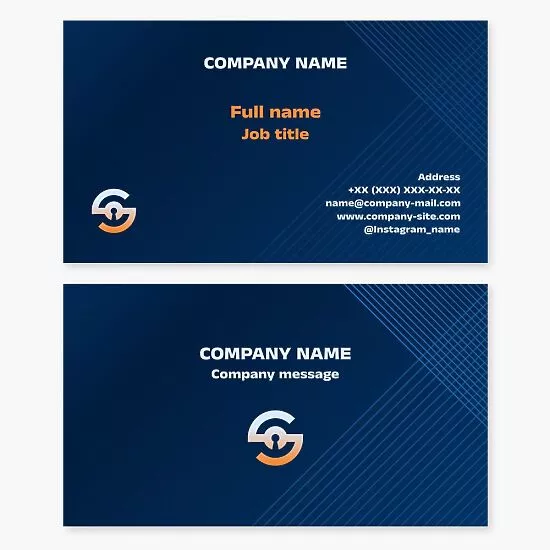 Abstract Lock | Locksmith Business Card Template