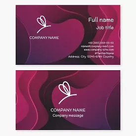 Business Card Template Biologist