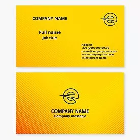 Electrical Logo | Electrician Business Card Template