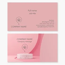 Stunning Beauty/Jewelry Business Card Template