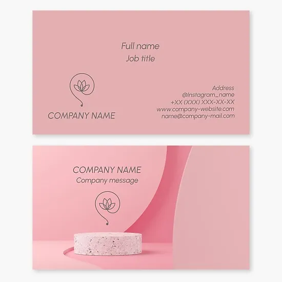 Stunning Beauty/Jewelry Business Card Template