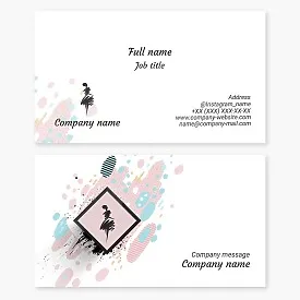 Fashion & Beauty Business Card Template