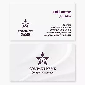 Lion Star Logo | Business Card Template