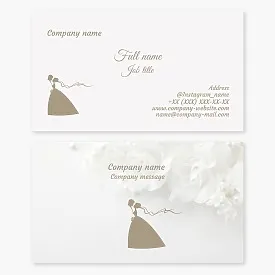 Bridal Shop Business Card Template