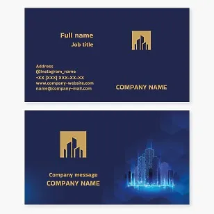 City Themed Business Card Template