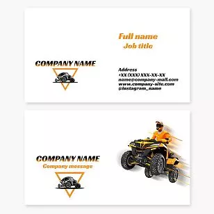 Off Road Business Card Template