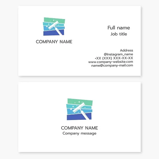 Cleaning Services | Facade Window Washing Service | Business Card Template