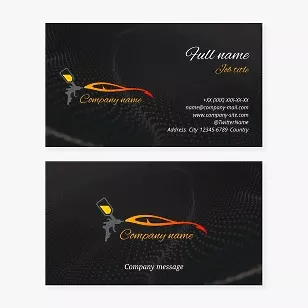 Automotive Painting Business Card