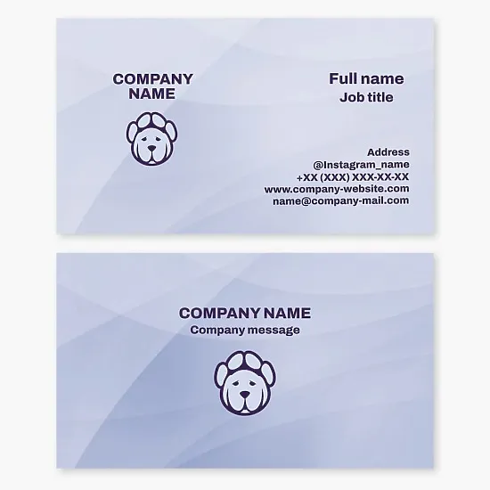 Dog Paw | Pet Grooming Business Card Template | Dog Breeding | Purebred Dog Breeding | Breeder.