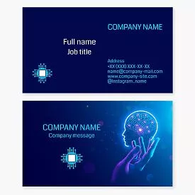 Technology Business Card Template