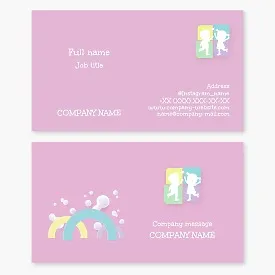 Kids Business Card Template