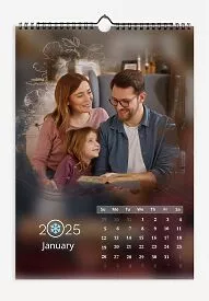 Calendar Template Parents and their Daughter