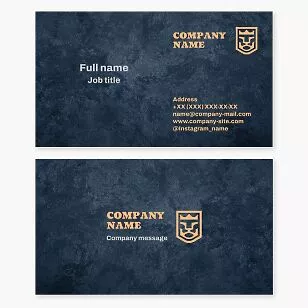 Abstract King Logo Business Card Template