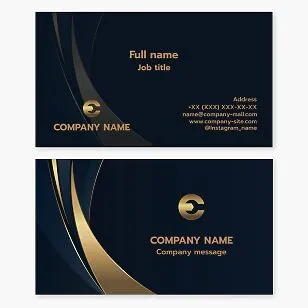 Business card template. Repair shop. Letter E.