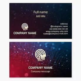 Technology Business Card Template