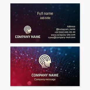 Technology Business Card Template