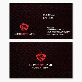 Dragon Scaled Business Card Template