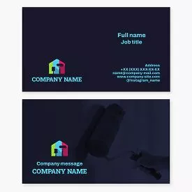 House Painter Painting Business Card Template