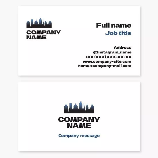 City Logo Business Card Template