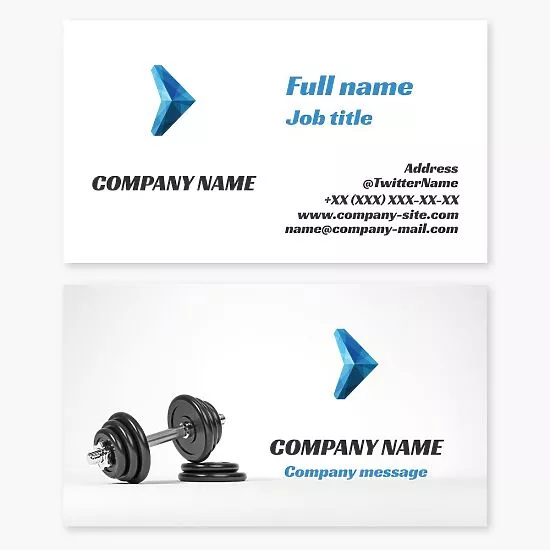 Personal Trainer | Fitness Business Card Template