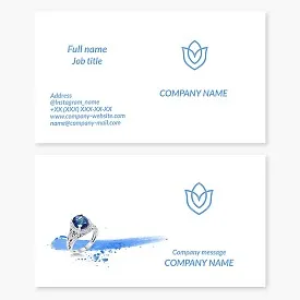 Jewelry Business Card Template