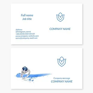 Jewelry Business Card Template