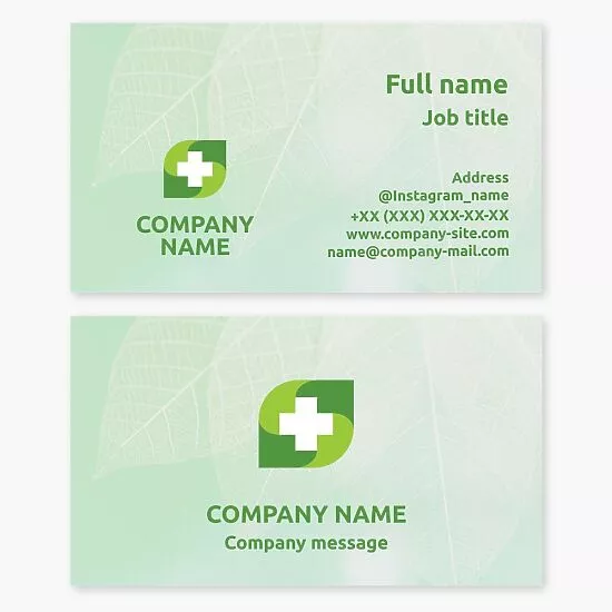 Healthcare Business Card Template