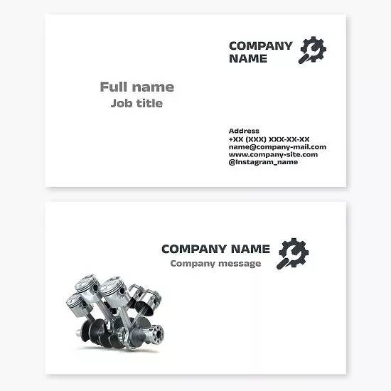 Automotive Mechanic | Auto Repair | Business Card Template