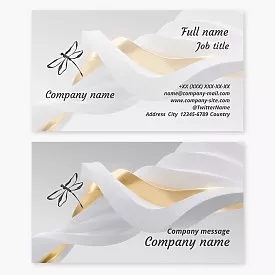 Dragonfly business card