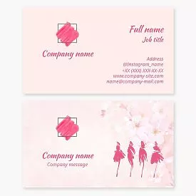 Makeup Artist Business Card Template