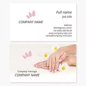 Nail Salon Business Card