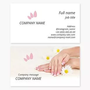 Nail Salon Business Card