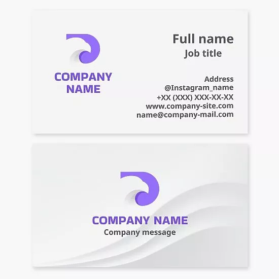 Eagle Logo Business Card Template