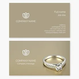 Jewelry Business Card Template