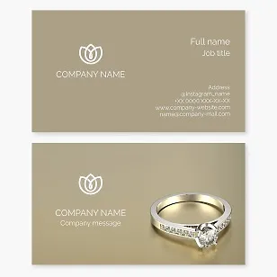 Jewelry Business Card Template