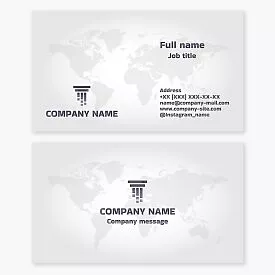 White Business Card