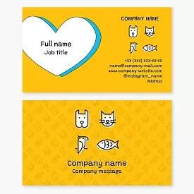 Pet shop Business Card